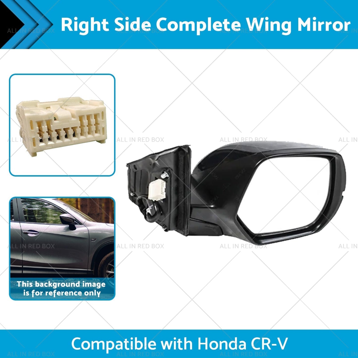 Right Door Mirror Suitable for Honda CRV CR - V RM 2012 - 2017 Blinker RH - Frazy's Auto Parts