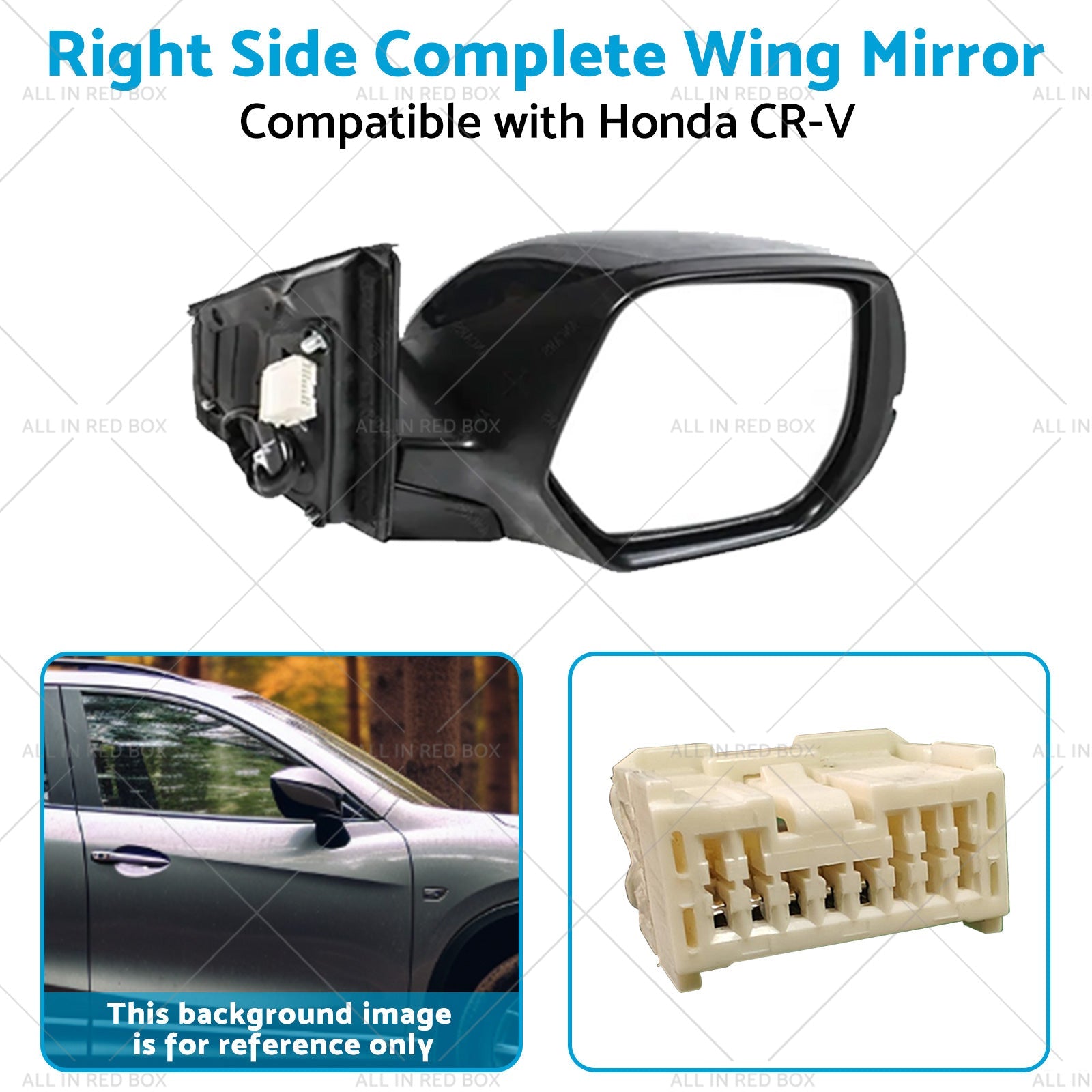Right Door Mirror Suitable for Honda CRV CR - V RM 2012 - 2017 Blinker RH - Frazy's Auto Parts