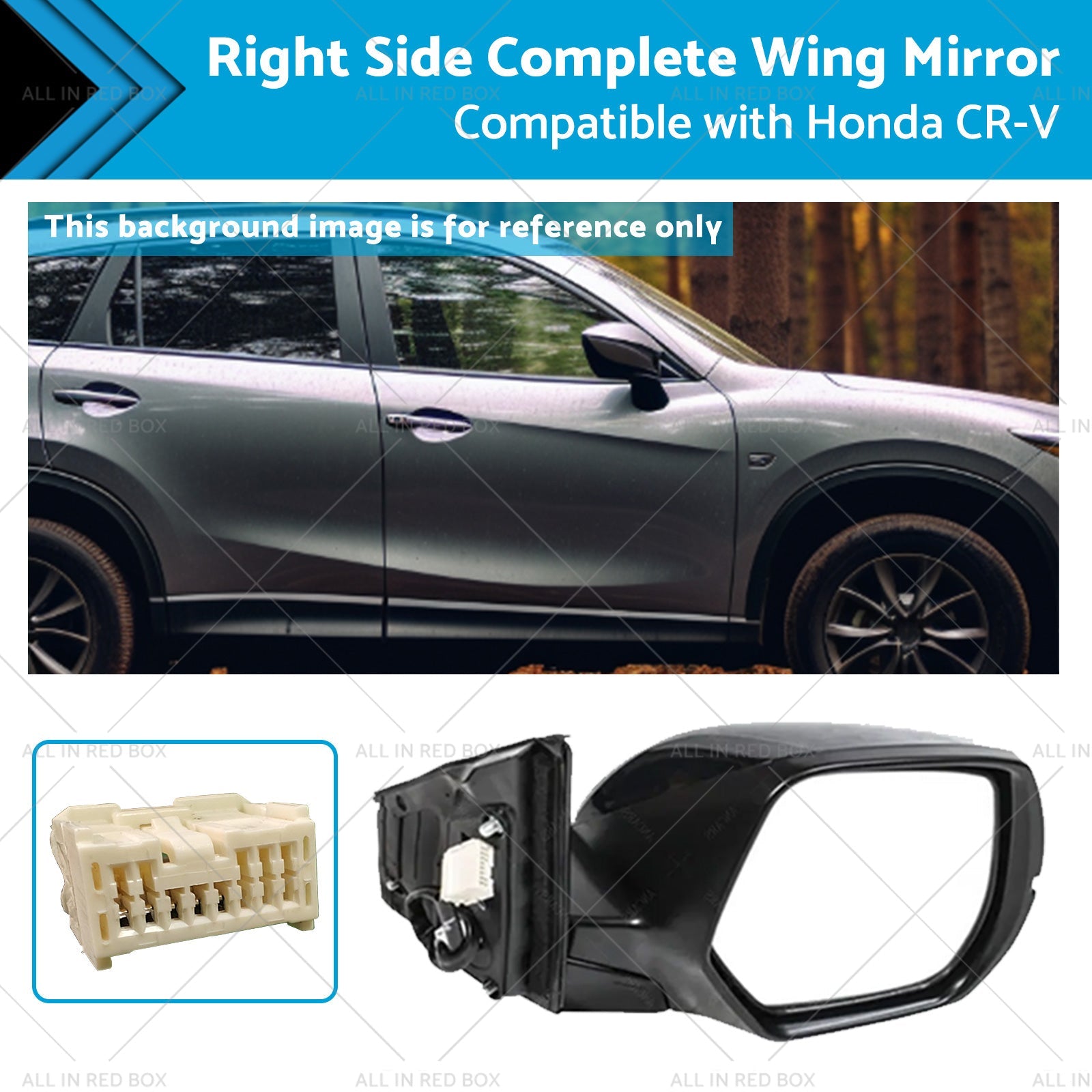 Right Door Mirror Suitable for Honda CRV CR - V RM 2012 - 2017 Blinker RH - Frazy's Auto Parts