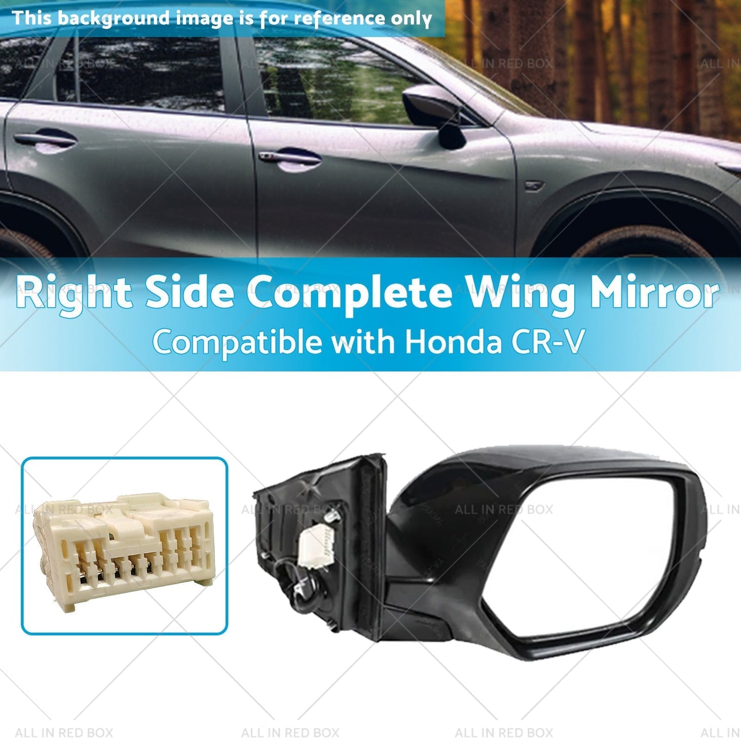 Right Door Mirror Suitable for Honda CRV CR - V RM 2012 - 2017 Blinker RH - Frazy's Auto Parts