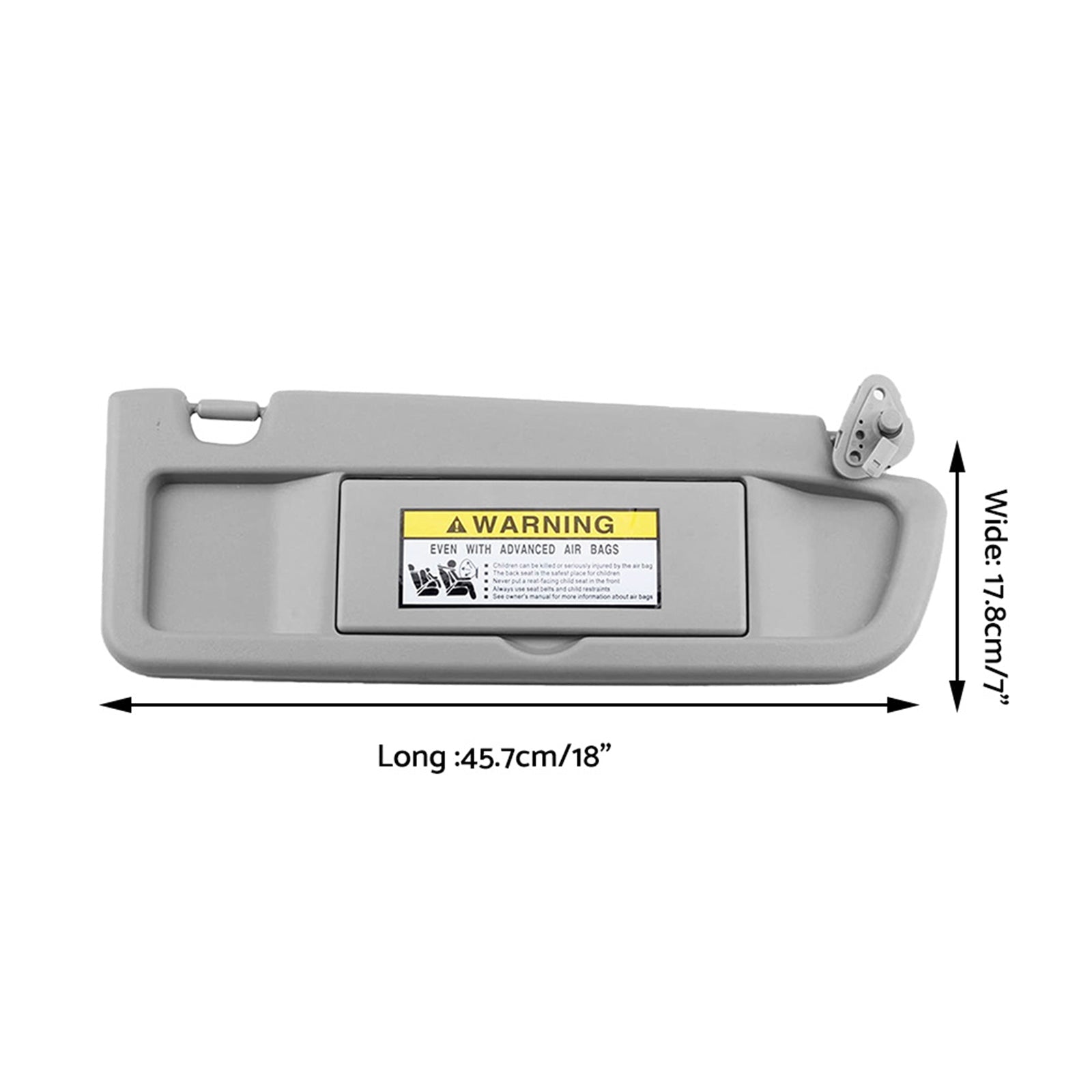 Right Driver Side Sun Visor&Mounting Screws Suitable for Honda Civic FD 06~12 - Frazy's Auto Parts