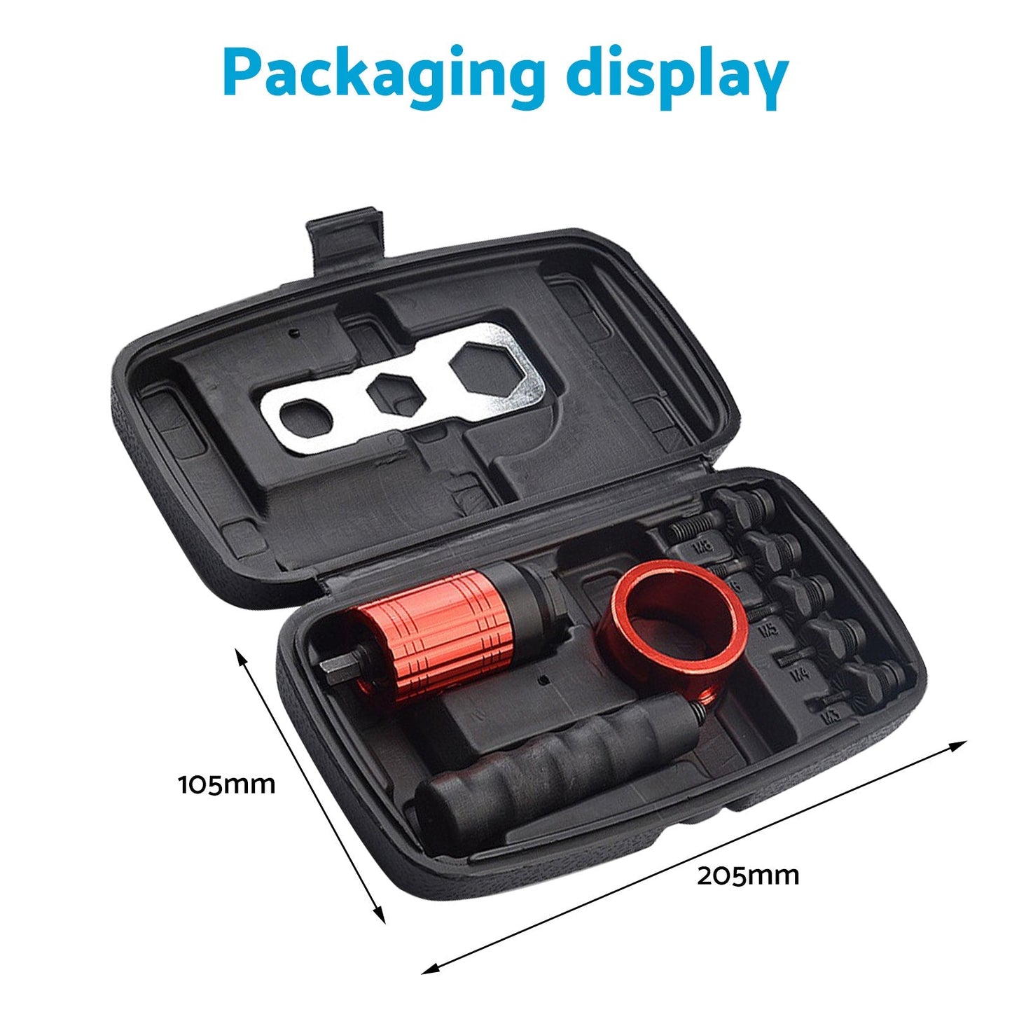 Rivet Nut Tool M3 - 8 Nutsert Adapter Suitable for Hand Wrench Electric Drill - Frazy's Auto Parts