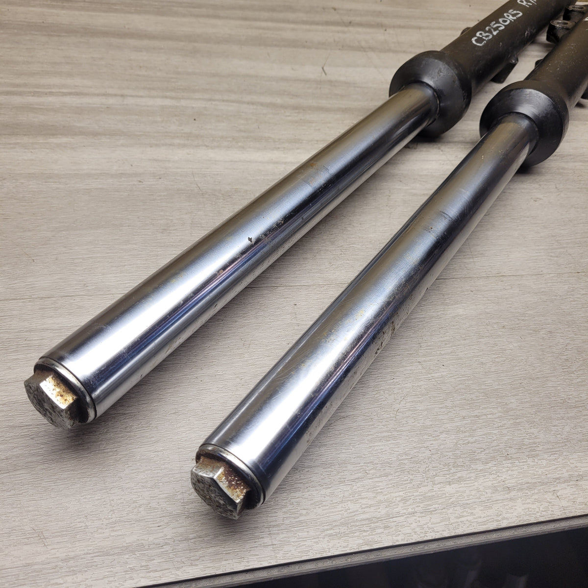 CB250RS Forks