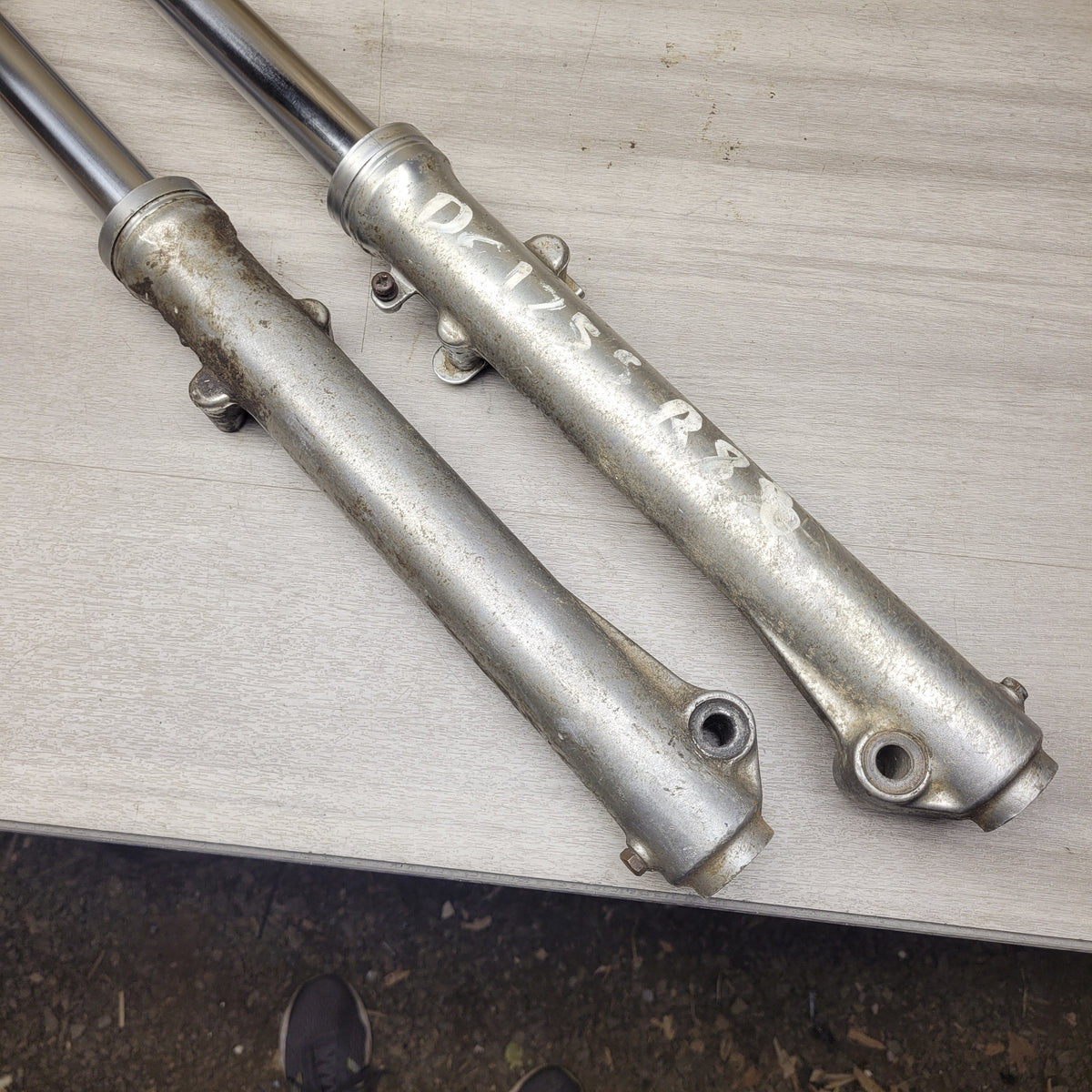 DR125S (2008) Forks