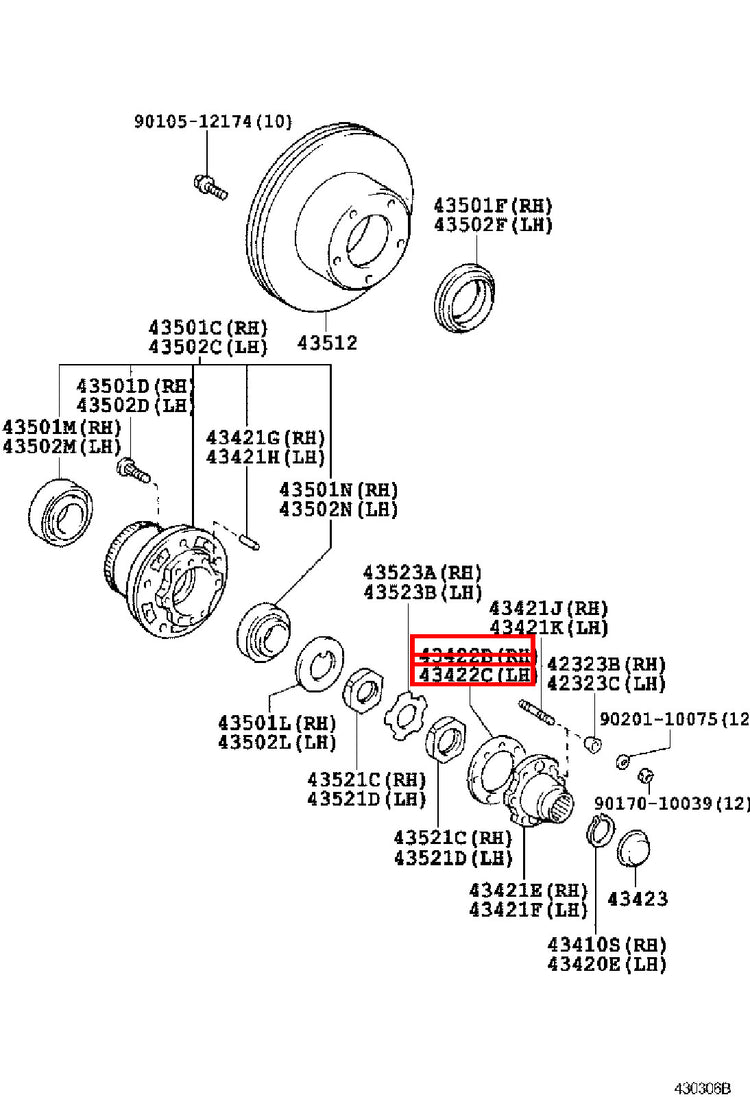 Genuine Toyota LandCruiser 79 Series VDJ HZJ GRJ FZJ Rear Axle Shaft Gasket Seal