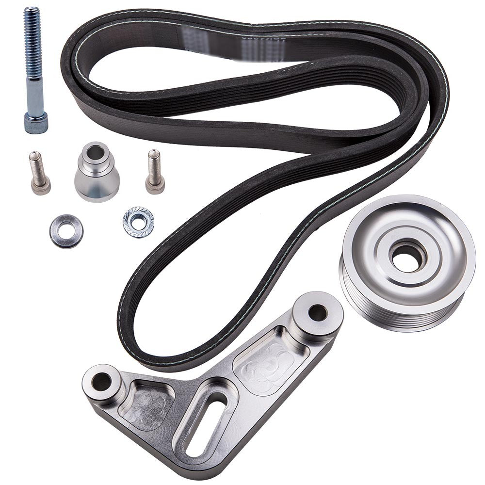 Swap Adjustable Idler Pulley Belt Kit For Honda Civic Integra K24 engine 06-09