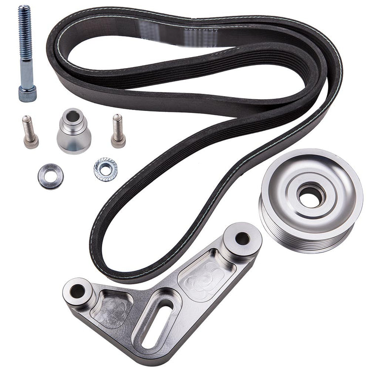 Swap Adjustable Idler Pulley Belt Kit For Honda Civic Integra K24 engine 06-09
