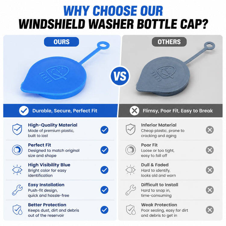Front Windshield Washer Reservoir Cap For Honda Civic Accord CRV CRX Prelude Fit