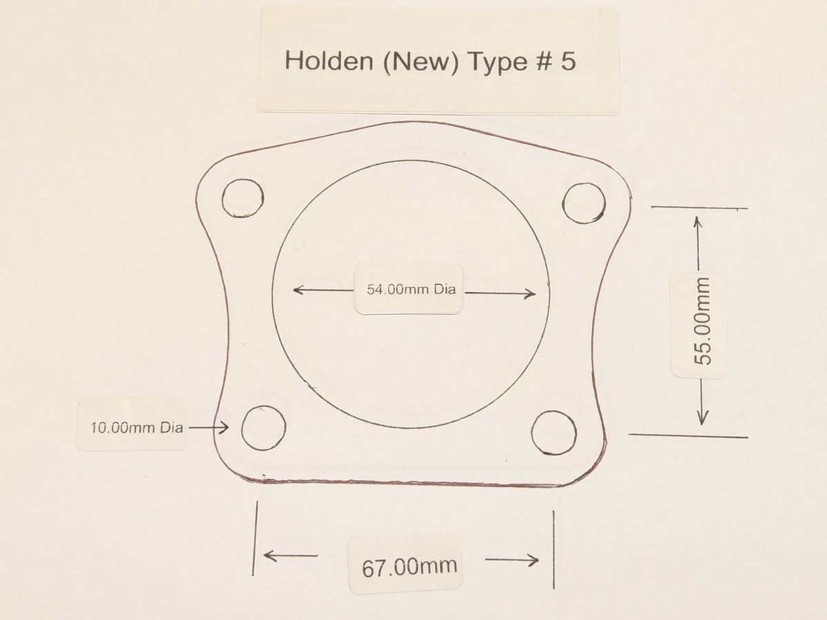 SCW Holden Axle Housing Ends Suit HQ, HJ, HX, HZ, WB Differentials Conversions
