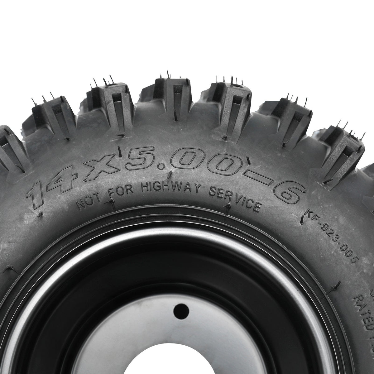4Pack 14x5-6 14x5.00-6 Tyre Rim Wheel 6" 3 Hole 78mm for Go Kart ATV Quad E Bike