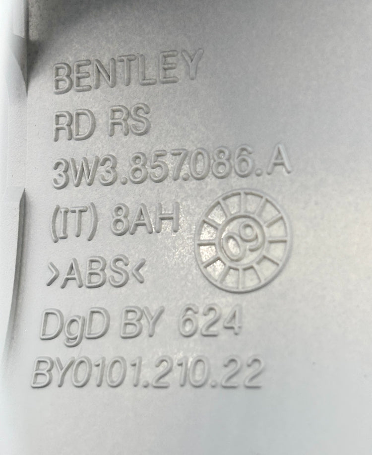 Genuine Bentley Continental Side View Mirror Mounting Cover Right 3W3857086AGRU