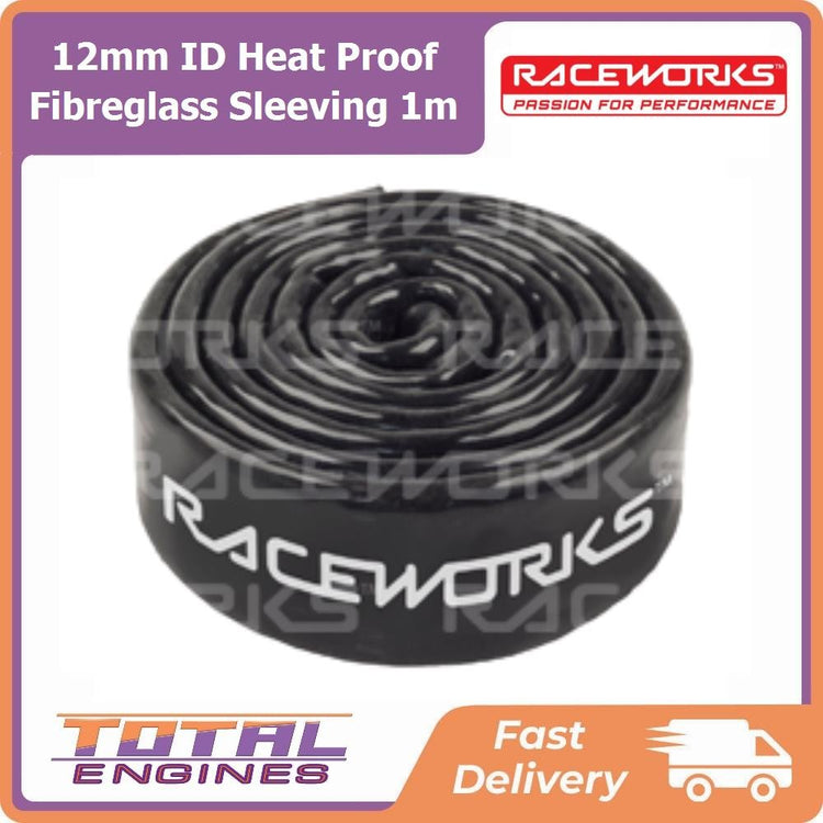Raceworks Performance 12mm ID Heat Proof Fibreglass Sleeving 1m - RWM-051-12MM