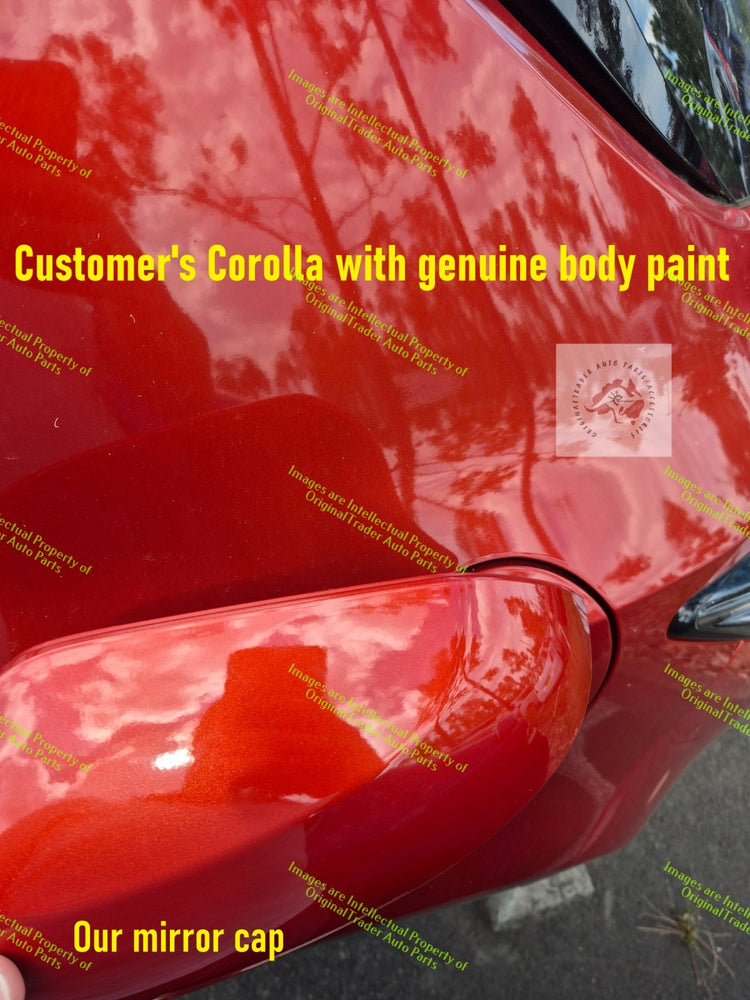 Left Side Mirror Cover Cap Case for Toyota Corolla E210 Series Volcanic Red 3U4
