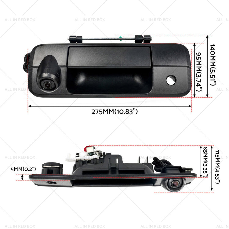 1 Set Tailgate Handle&Rear View Backup Camera Suitable for Toyota Tundra 07-14