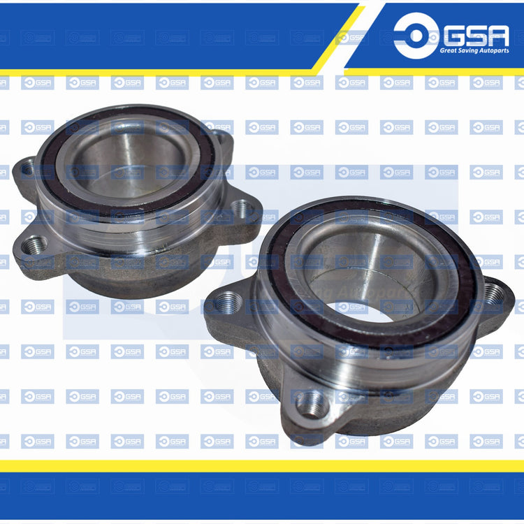 2X Front Wheel Bearing Hub For Nissan Elgrand E51 With ABS 2002-2010