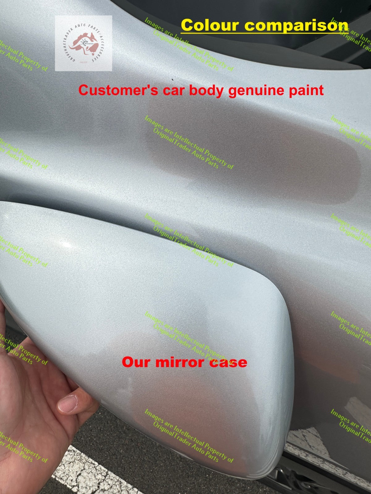 Left Side Mirror Case Cap for Mazda CX30 CX-30 DM Sonic Silver Metallic 45P