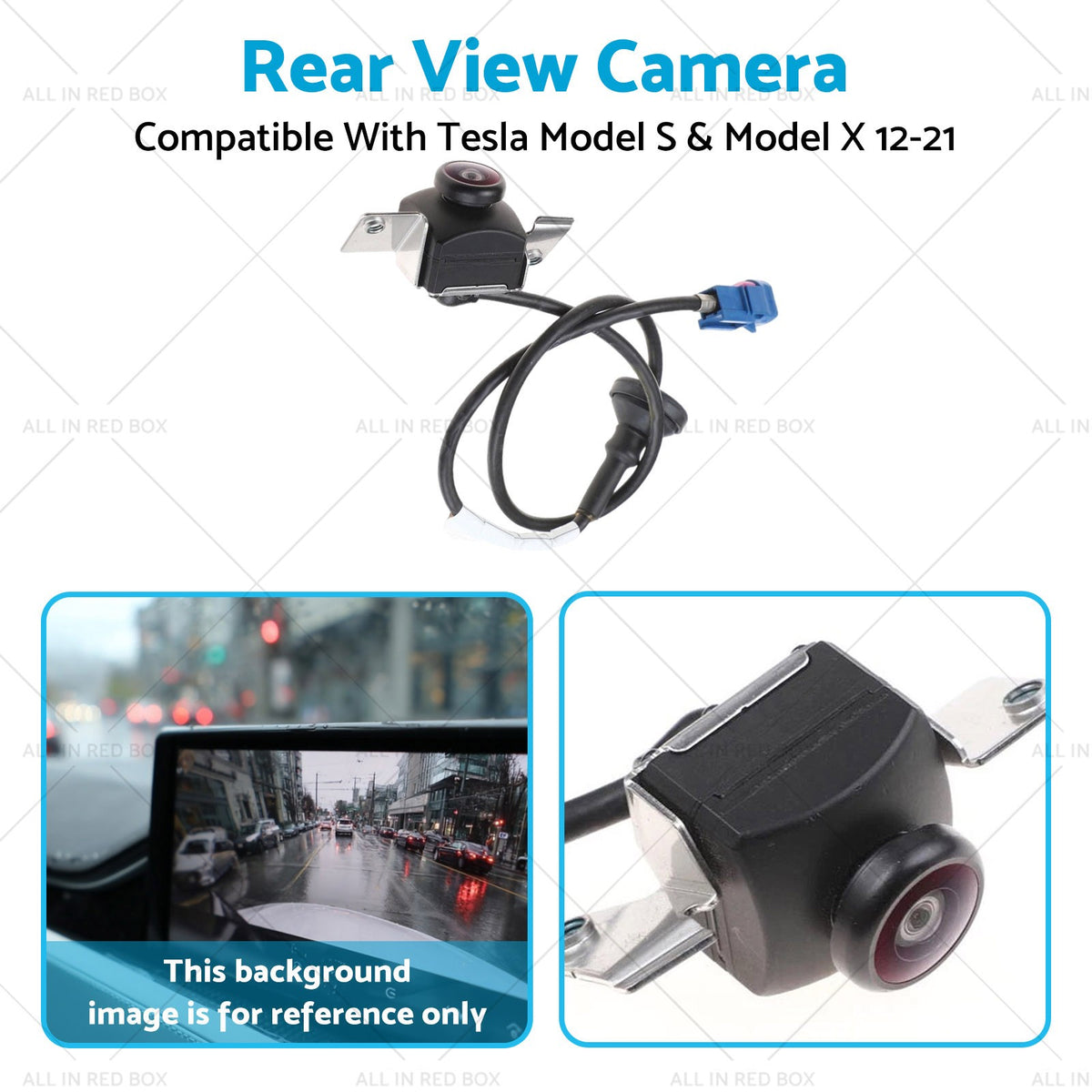 Rear View Backup Camera Suitable For Tesla Model S X 2012-2021 1061269-00-C