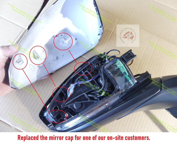 Left Side Mirror Case Cap for Mazda CX30 CX-30 DM Sonic Silver Metallic 45P