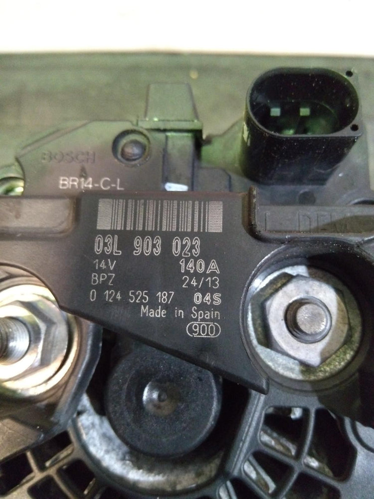 VOLKSWAGEN TIGUAN ALTERNATOR DIESEL, 2.0, BOSCH, 5N, 05/08-08/16 08 09 10 11 12