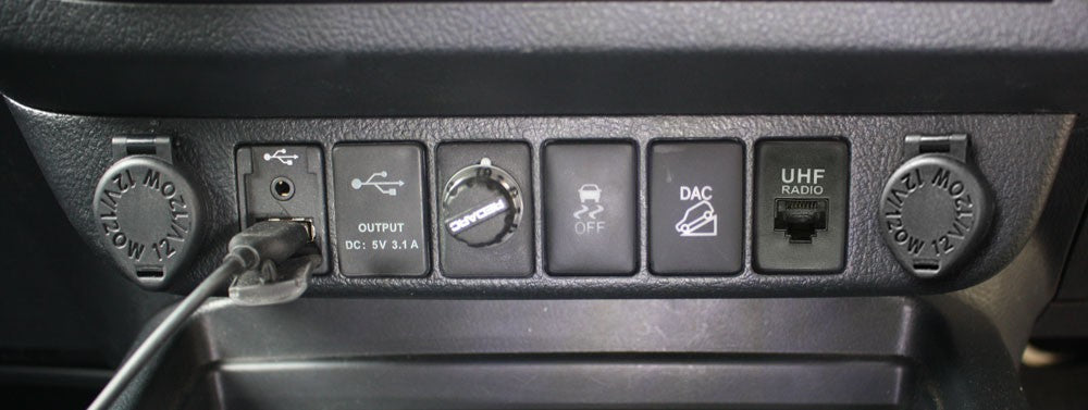 CB UHF BLANK SOCKET RJ45B Pass Through RADIO SWITCH PANEL DASH for For Suzuki...