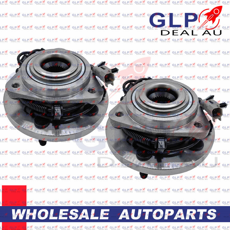 2 Front Wheel Bearing Hub Assembly for Jeep Grand Cherokee WH WK Commander XH XK