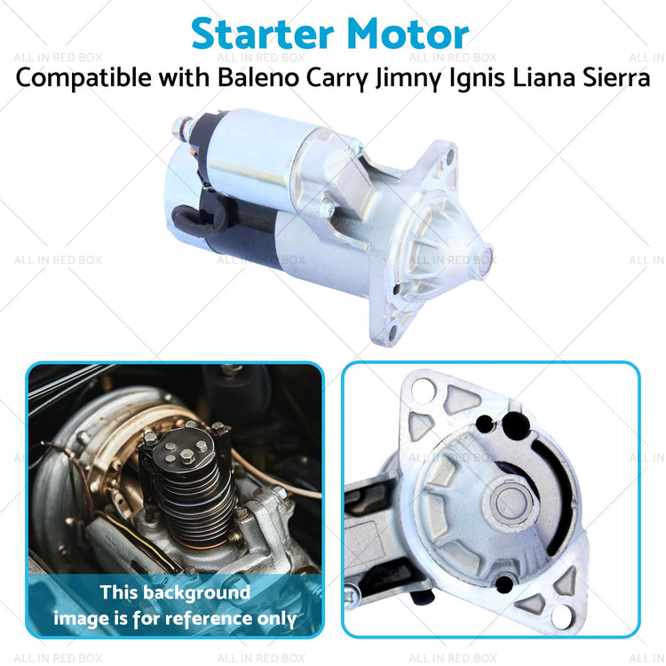 Starter Motor Suitable For Suzuki Vitara G13B 1.3L G16A G16B 1.6L Engines