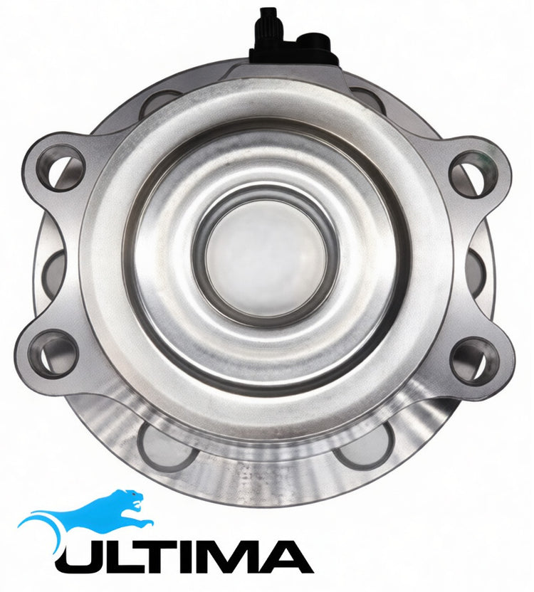 2 X FRONT WHEEL HUB AND BEARING ASSEMBLY FOR NISSAN NAVARA APGD22 YD25DDT 2.5 I4