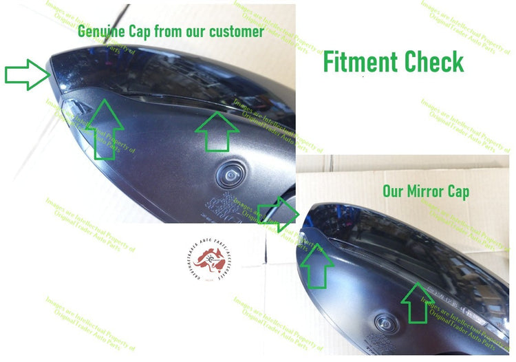 Left Door Mirror Cap Housing for Mazda CX30 CX-30 DM Deep Crystal Blue Mica 42M