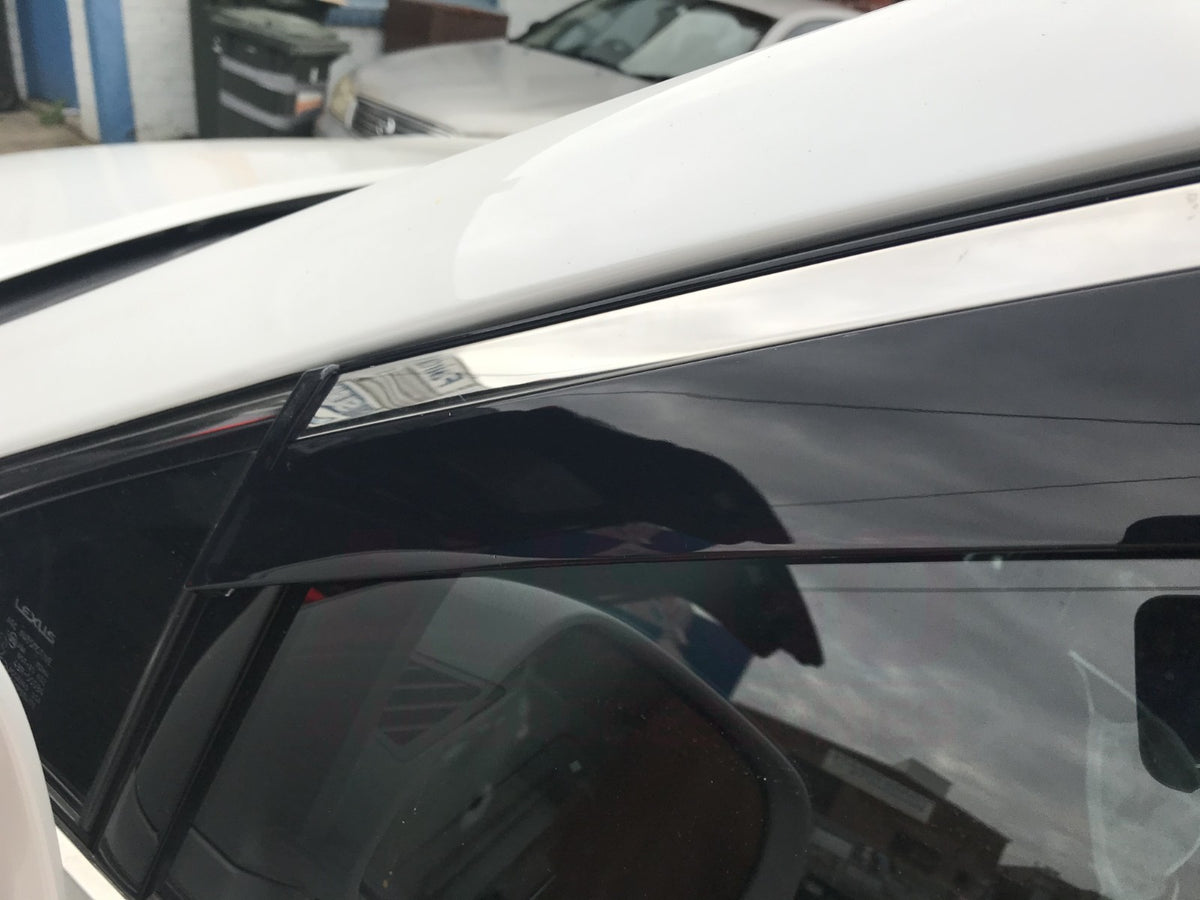 AUSGO Stainless Steel Weather Shields for Lexus RX270 RX350 RX450H 2009-2015