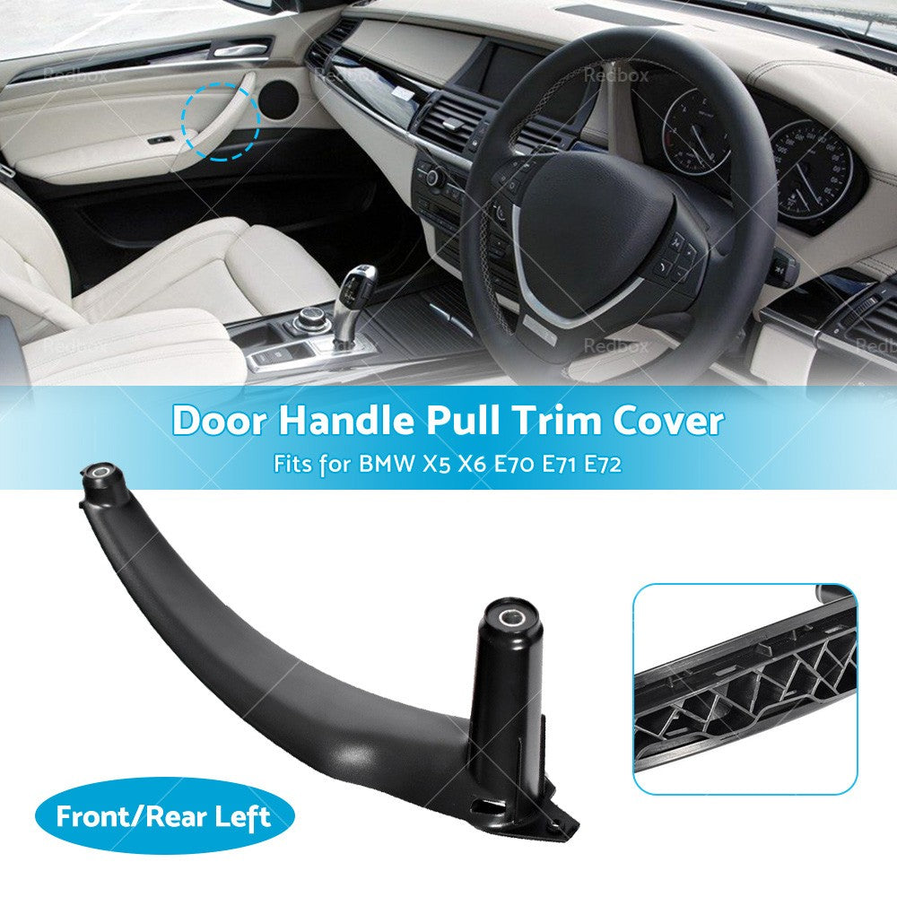 NEW Inner Door Panel Handle Pull Trim Cover For BMW X5 E70 X6 E71 E72 Left Side