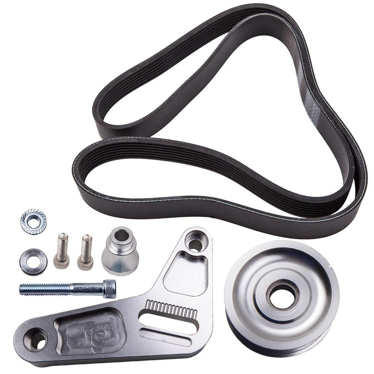 Swap Adjustable Idler Pulley Belt Kit For Honda Civic Integra K24 engine 06-09