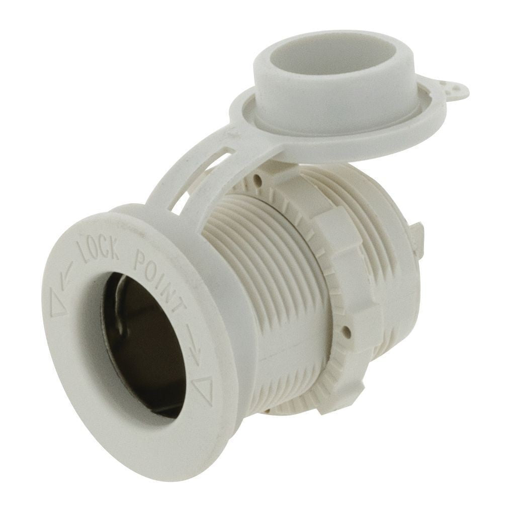 Hulk 4x4 HU6620-1 Accessory Power Socket White 12/24v 20a @12v Non Led 29mm