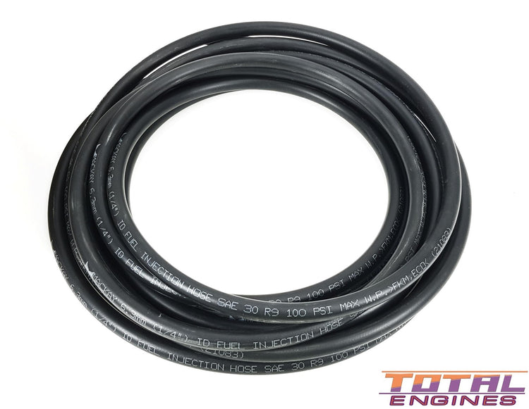 Fuel Injection Hose 6.3mm (1/4") ID x 7.6m Length Box SAE J30R9 100 psi Max
