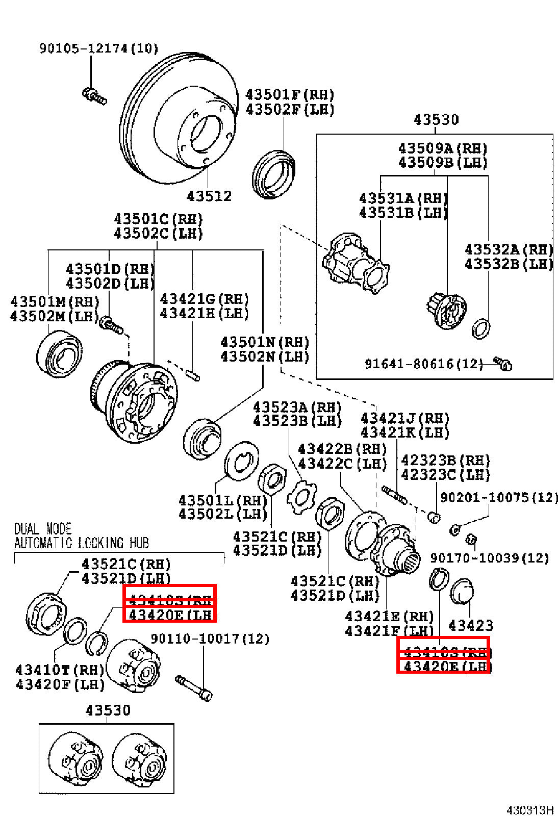 Genuine LandCruiser HDJ80 HDJ79 HDJ78 Front Axle Outer CV Circlip Snap Ring