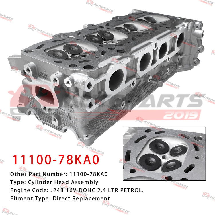 J24B Complete Cylinder Head Kit for Suzuki Grand Vitara & Kizashi J24B