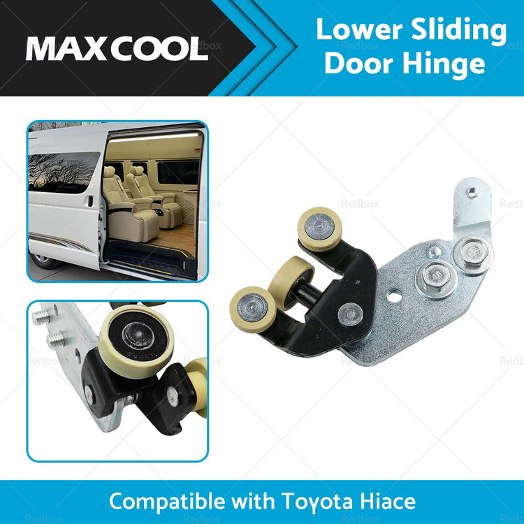 Left Sliding Door Lower Hinge Roller Bracket Suitable For Toyota Hiace Van 05-15