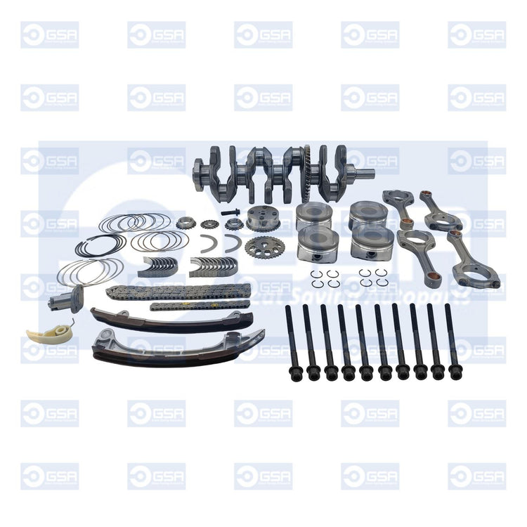 2AZ-FE 2.4L Engine Overhaul Rebuild Kit w/ Crankshaft Rods for Toyota 1340128030