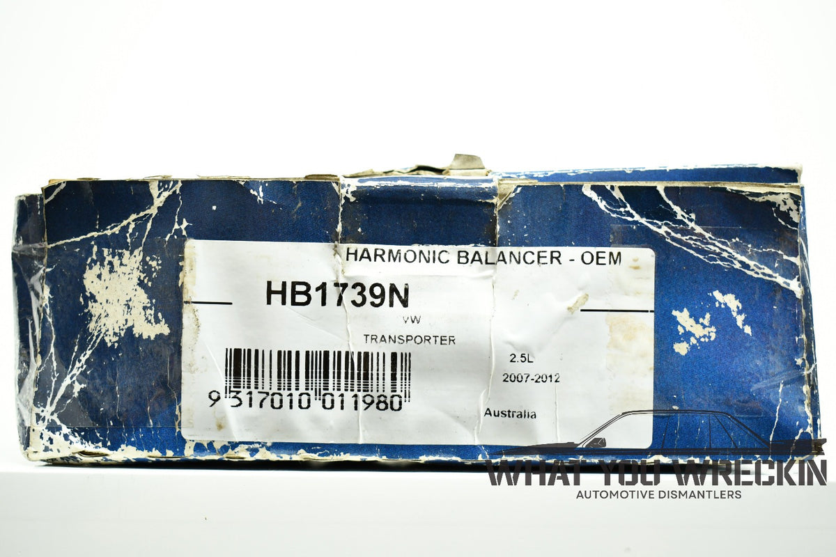 NEW: POWERBOND HARMONIC BALANCER - HB1739N suit VW TRANSPORTER CRAFTER 2.4L 2.5L
