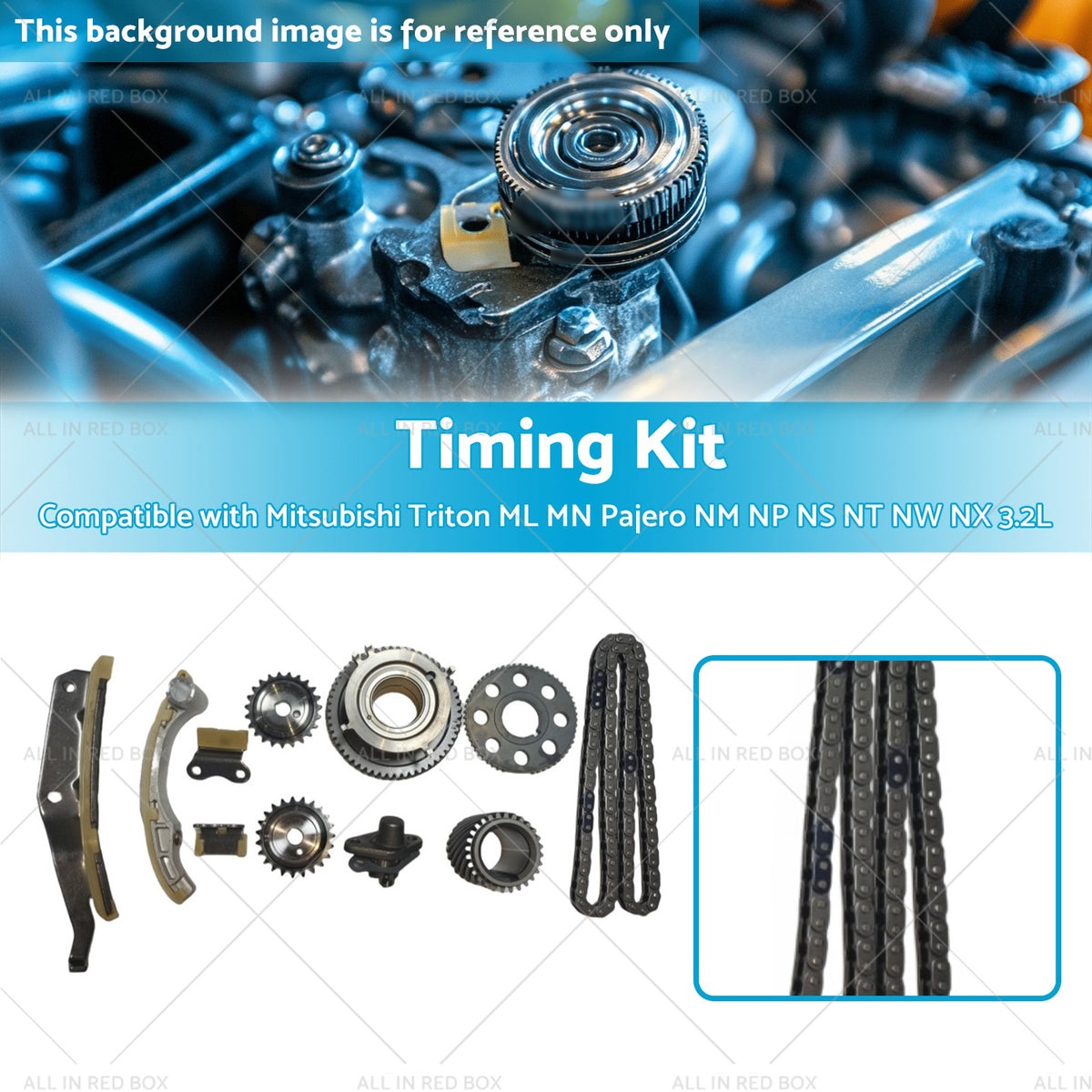 Timing Kit Suitable for Mitsubishi Triton ML MN Pajero NM NP NS NT NW 3.2L 4M41