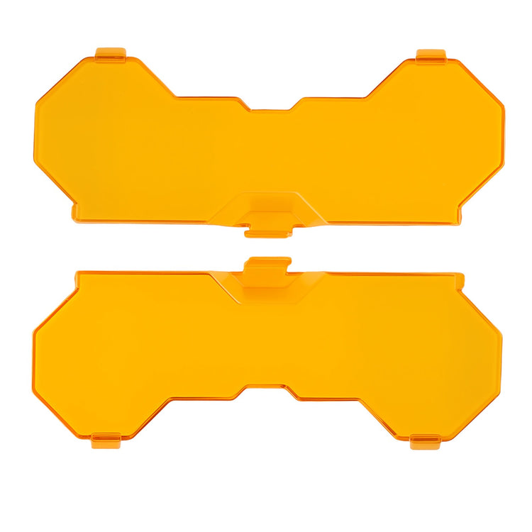 4x 7inch Round LED Light Covers Amber For Maxpeedingrods Driving Light Pods
