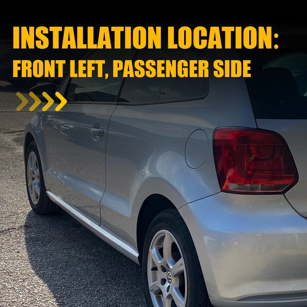 Car Left Side Mirror glass for VW POLO 2010-2017 Heated Convex with Base Plate