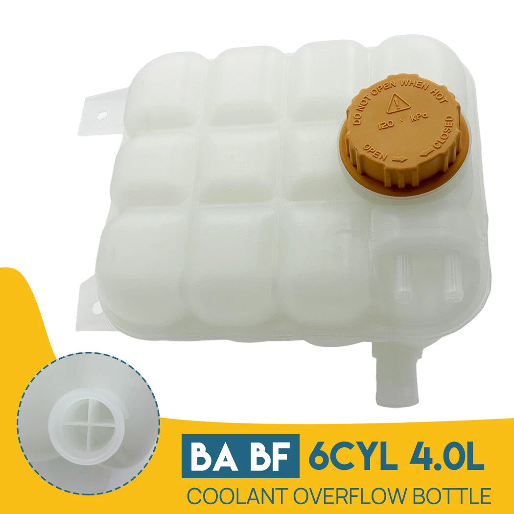 Radiator Overflow Bottle & Cap Expansion Tank for Ford Falcon BA BF 6Cyl 4.0 XR6