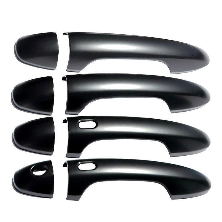 Right Hand Drive Matte Black Door Handle Cover Trim for Toyota Hilux 2015-2019
