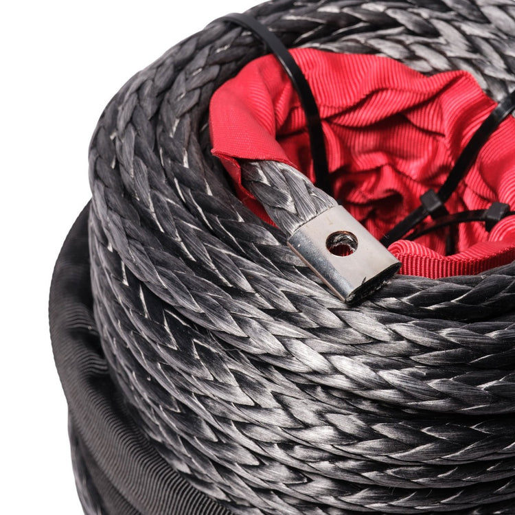 Saber Winch Rope 30 Metre Double Braided in Black SBR-30WR-BLK