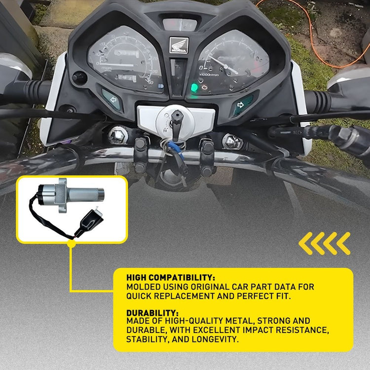 Ignition Fuel Cover Helmet Lock Switch Set For Honda CB125E CB 125 E GLH125SH SH