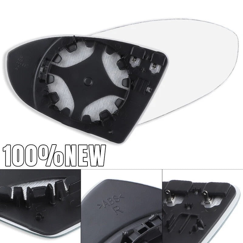 Right Side Mirror Glass for VW GOLF MK7 MK7.5 2013-2018 With Heated Convex Base