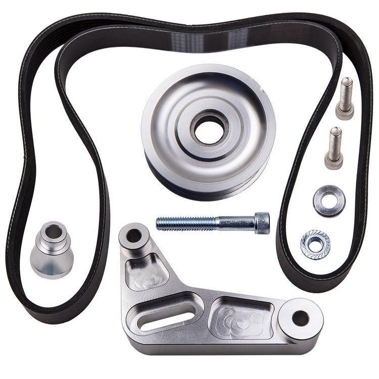 Swap Adjustable Idler Pulley Belt Kit For Honda Civic Integra K24 engine 06-09