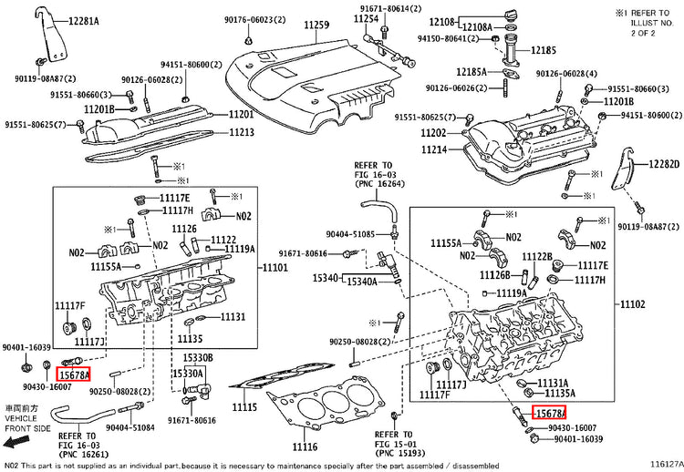 Genuine Hilux Surf GRN215 LandCruiser GRJ200 1GR VVTi Oil Control Valve Filter