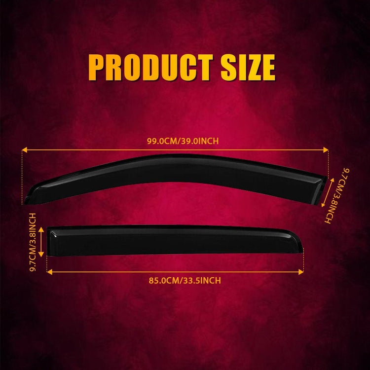 Weather shields weathershields WindowVisor for Ford Everest Next-gen 2022-ON 4U