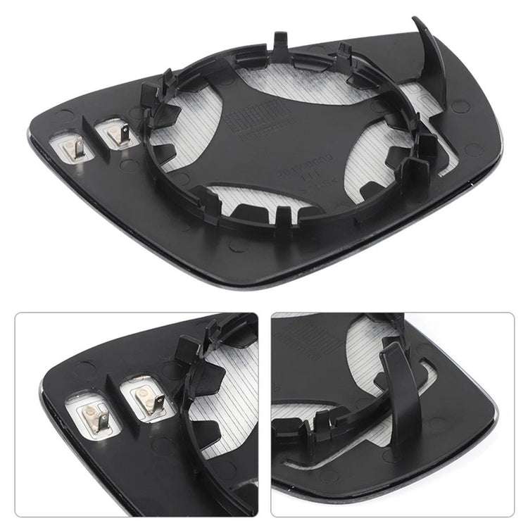 Car Left Side Mirror glass for VW POLO 2010-2017 Heated Convex with Base Plate